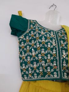 Sea Green Embroidered Ethnic Set (Women&#39;s)