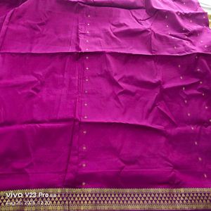 Silk Purple Saree