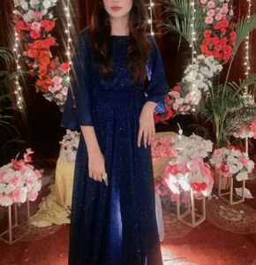 Princess Gown 1pc Navy Blue