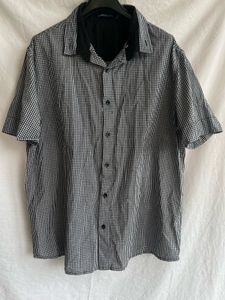 Black And white check Shirt
