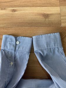 Giordano Striped Blue Shirt