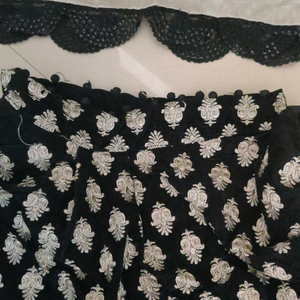 designer crop n lehnga