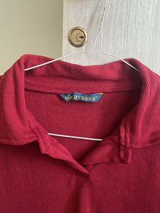 Avaasa Maroon Top