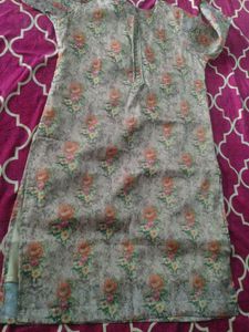 Floral Print Kurta