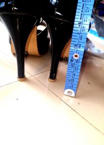 Black Ankle Strap Heels