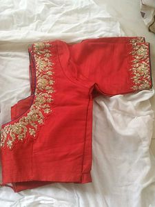 Saree With Stitched Blouse