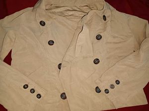 Tan Cropped Jacket