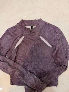 H&amp;M Party Shimmer Top 💜