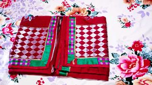 Elegant Red Saree