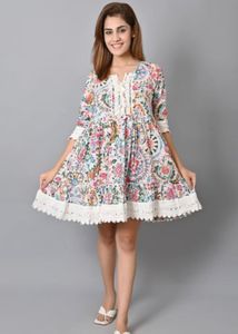 Floral Print Tunic Dress
