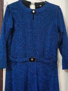 cocktail party wear Blue Dress