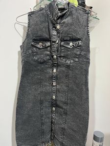 Denim Short Dress