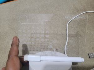 Premium 3D Acrylic Writing Board with Pen &amp; Light