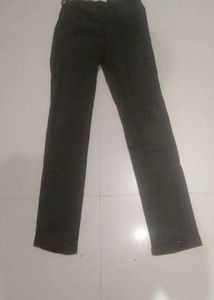 Black Straight Fit Pants