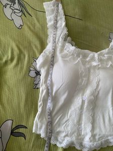 Lace Trim Tank Top