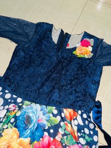 Floral &amp; Polka Dot Party Dress
