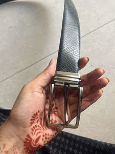 Mens Black Leather Belt