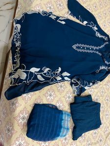 Navy Blue Pakistani Set
