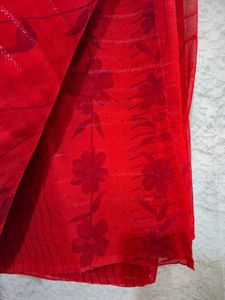 Elegant Red Saree
