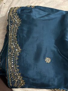 Blue Saree Beautiful
