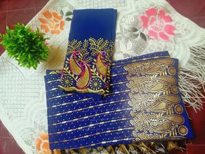 Work blouse saree new with tag