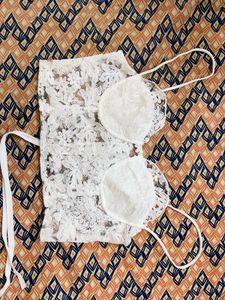 Newme White Lace Corset Top