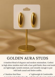 Golden Aura Studs