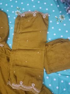Elegant Kurta Set With Vichitra Fabric