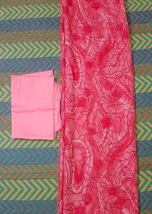 New Saree With Blouse