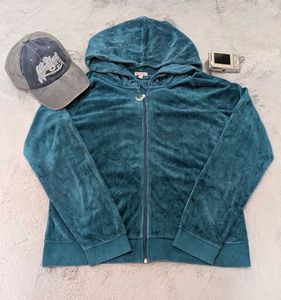 VTG Y2K Juicy couture Velour Zip hoodie