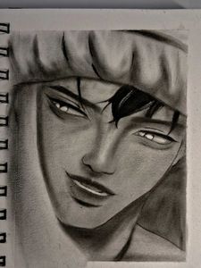 Charcoal Portrait Art