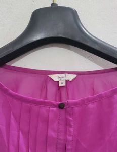 Magenta Blouse On Top