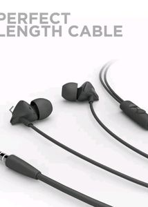 boAt BassHeads 100 M Black Wired Earphones