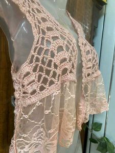 Pink  Crochette Jacket SALE🤑SALE