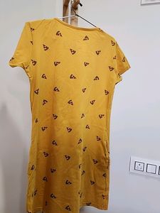 THE SOULED STORE PIZZA TSHIRT DRESS