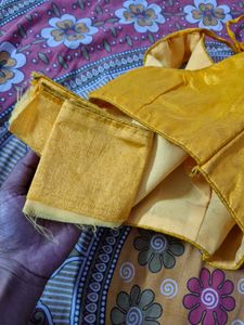 Mustard Yellow Sleeveless Blouse