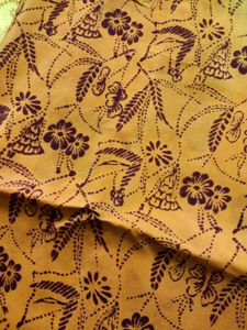 Multicolored Crepe Printed Saree