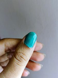 Nail Polish/ Nail Paint- Orange, Silver, Aqua Green