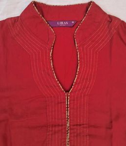 Libas Solid Straight Fit Kurta