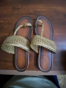 Woven Detail Flat Sandals