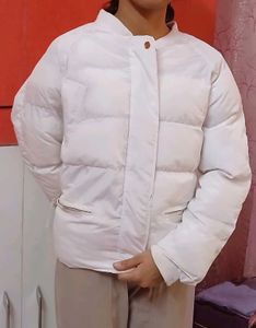 White Puffer Jacket 💕💥price Drop