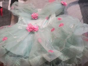 Mint Tulle Flower Girl Dress