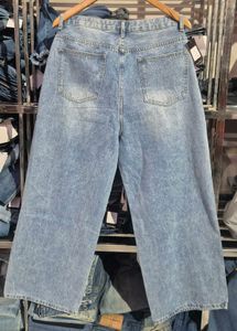 Made In Korea Wide Leg Denim Jeans