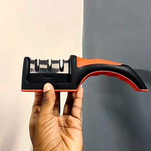 Knife Sharpener With Stainless Steel Blade