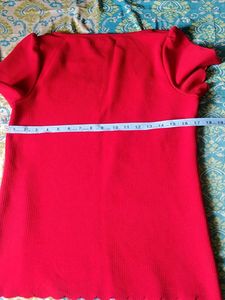 Beautiful Red Top From CODE - Western Wear