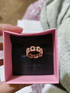 Giva Silver 925 Rose Gold Together Forever Ring