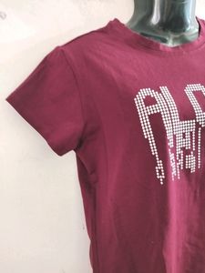 Forever 21 Maroon Top ( Women)