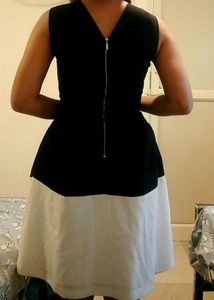 Black And White Midi Dress