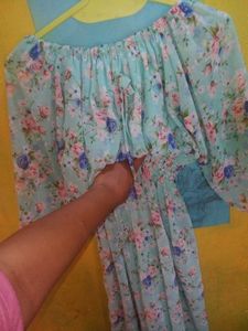 Floral Off-Shoulder Dress