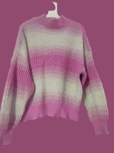Turtle Neck Knitted Sweater